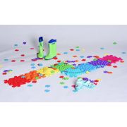 Set covorase ortopedice senzoriale tip puzzle curcubeu - okemfk-079