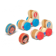 Set de doua masinute din lemn colectia go tots - okemd30737
