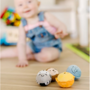 Set de jucarii pentru bebelusi animale safari - okemd30733