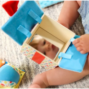 Set jucarii bebe in cutie cadou din lemn - okemd30731
