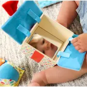 Set jucarii bebe in cutie cadou din lemn - okemd30731