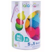 LALABOOM JOC DE DEZVOLTARE BEBE MONTESSORI 24 PIESE VIV61868