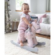 Little Bird Told Me - Celeste  Fae Rocking Unicorn Toy, Ride On Unicorn, Pentru Copii De Peste 9 Luni, Jucarie Moale Unicorn Cu Balansoare Din Lemn, Tesaturi Senzoriale Pentru Fetite Pjblb3074