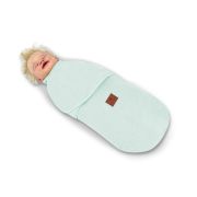 MimiNu - Sistem de infasare bebe, 0 - 3 luni, Din tesatura thermofrotte, Cold Mint BYN6426972023283