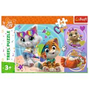 PUZZLE TREFL 24 MAXI 44 DE PISICI PISICILE FERICITE VIV14350