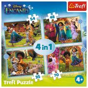 PUZZLE TREFL 4IN1 ENCANTO LUMEA MAGICA VIV34615