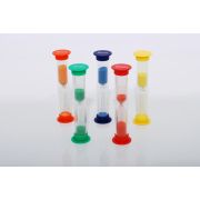 Set de 5 miniclepsidre cu nisip colorat si cronometrare diferita - oketik92007