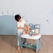 Centru de ingrijire pentru papusi smoby baby care center albastru cu accesorii hubs7600240305