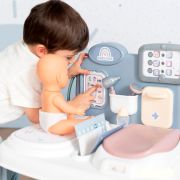 Centru de ingrijire pentru papusi smoby baby care center albastru cu accesorii hubs7600240305