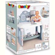 Centru de ingrijire pentru papusi smoby baby care center albastru cu accesorii hubs7600240305