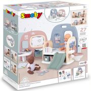 Centru de ingrijire pentru papusi smoby baby care childcare center albastru roz cu accesorii hubs7600240307