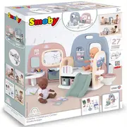 Centru de ingrijire pentru papusi smoby baby care childcare center albastru roz cu accesorii hubs7600240307