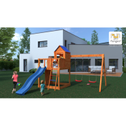 Complex joaca din lemn 7in1 fungoo treehouse - okefu05130pt