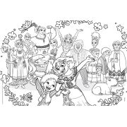 Puzzle de colorat - encanto (2 x 60 piese)
