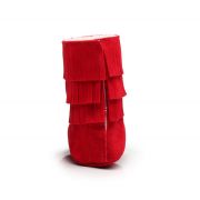 Cizmulite rosii cu franjuri pentru fetite (marime disponibila: 9-12 luni (marimea 20 incaltaminte)) amzh0306-1-nw6.9-12 luni (marimea 20 incaltaminte)