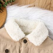 Jacheta crem imblanita din reiat MB820-1