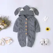Salopeta crosetata pentru bebelusi - Bunny AD914-1-DE6