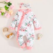 Salopeta pentru bebelusi - Rose flowers LI837-de2