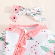 Salopeta pentru bebelusi - Rose flowers LI837-de2