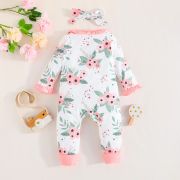 Salopeta pentru bebelusi - Rose flowers LI837-de2