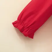 Salopeta rosie cu boneta pentru bebelusi AD839-de2