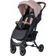Carucior sport pliabil automat Lux Usor 6.6 Kg Tehnologie inovatoare One-Hand Folding De la 6 luni pana la 22 kg Din aluminiu Cu benzi reflectorizante pe capotina FreeON Beige/Black BYN44701