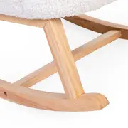 Scaun balansoar Childhome Teddy Alb ERFCH-CHRCTOW