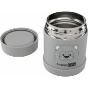 Termos pentru alimente solide, Din otel inoxidabil, Mentine cald pana la 12 ore si rece pana la 24 ore, Conform cu standardul european de securitate EN12546, FreeON, Grey Lion BYN380746