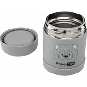 Termos pentru alimente solide, Din otel inoxidabil, Mentine cald pana la 12 ore si rece pana la 24 ore, Conform cu standardul european de securitate EN12546, FreeON, Grey Lion BYN380746