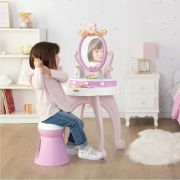 Jucarie smoby masuta de machiaj disney princess 2 in 1 roz cu accesorii hubs7600320250