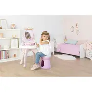 Jucarie smoby masuta de machiaj disney princess 2 in 1 roz cu accesorii hubs7600320250