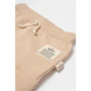 Pantaloni cu buzunare laterale, Two thread, 100%bumbac organic - Stone, BabyCosy (Marime: 12-18 Luni) JEMBC-CSY8019-12