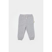 Pantaloni lungi, Two thread, 100%bumbac organic - Gri, BabyCosy (Marime: 18-24 Luni) JEMBC-CSY8020-18