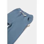 Pantaloni lungi, Two thread, 100%bumbac organic - Indigo, BabyCosy (Marime: 12-18 Luni) JEMBC-CSY8021-12