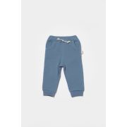 Pantaloni lungi, Two thread, 100%bumbac organic - Indigo, BabyCosy (Marime: 18-24 Luni) JEMBC-CSY8021-18