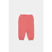Pantaloni lungi, Two thread, 100%bumbac organic - Rose, BabyCosy (Marime: 12-18 Luni) JEMBC-CSY8022-12