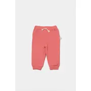 Pantaloni lungi, Two thread, 100%bumbac organic - Rose, BabyCosy (Marime: 3-6 Luni) JEMBC-CSY8022-3