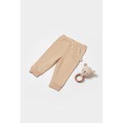 Pantaloni lungi, Two thread, 100%bumbac organic - Stone, BabyCosy (Marime: 18-24 Luni) JEMBC-CSY8023-18