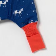 Sac de dormit cu picioruse si talpa antiderapanta Horses 100 cm + manseta 1.0 Tog BBXCJ753-10FN