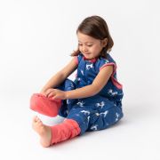 Sac de dormit cu picioruse si talpa antiderapanta Horses 110 cm + manseta 1.0 Tog BBXCJ754-10FN