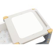 Scaun de masa 3 in1 transformabil in scaun si masuta cu placa lego olmitos  beige animals lvtkha033a