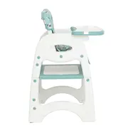 Scaun de masa 3 in1 transformabil in scaun si masuta cu placa lego olmitos blue forest lvtkha033f