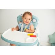 Scaun de masa 3 in1 transformabil in scaun si masuta cu placa lego olmitos blue forest lvtkha033f
