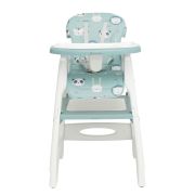 Scaun de masa 3 in1 transformabil in scaun si masuta cu placa lego olmitos blue forest lvtkha033f