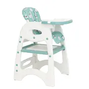 Scaun de masa 3 in1 transformabil in scaun si masuta cu placa lego olmitos blue forest lvtkha033f