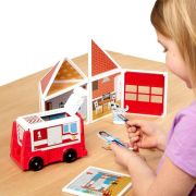Set de joaca magnetic statia de pompieri- melissa & doug - okemd30654