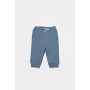 Set hanorac cu gluga si pantaloni, Two thread, 100%bumbac organic - Indigo, BabyCosy (Marime: 18-24 Luni) JEMBC-CSY8001-18
