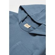 Set hanorac cu gluga si pantaloni, Two thread, 100%bumbac organic - Indigo, BabyCosy (Marime: 9-12 luni) JEMBC-CSY8001-9