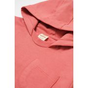 Set hanorac cu gluga si pantaloni, Two thread, 100%bumbac organic - Rose, BabyCosy (Marime: 12-18 Luni) JEMBC-CSY8002-12