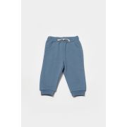 Set hanorac si pantaloni, Two thread, 100%bumbac organic - Indigo, BabyCosy (Marime: 3-6 Luni) JEMBC-CSY8025-3